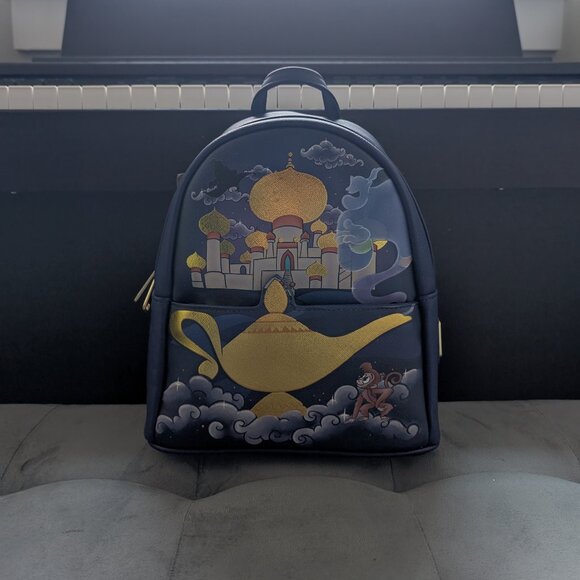 Loungefly Handbags - Disney's Aladdin Loungefly Backpack!
